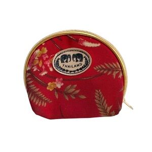 Red Floral Coin Purse